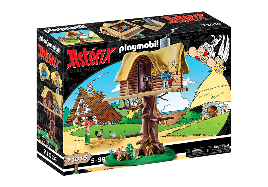 Playmobil - Asterix - Cacofonix with Treehouse (71016)