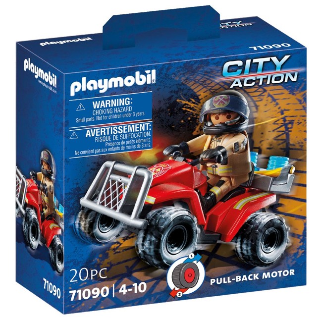Playmobil - Brandrednings Quad (71090)