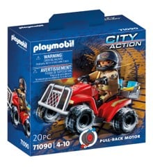 Playmobil - Brandrednings Quad (71090)