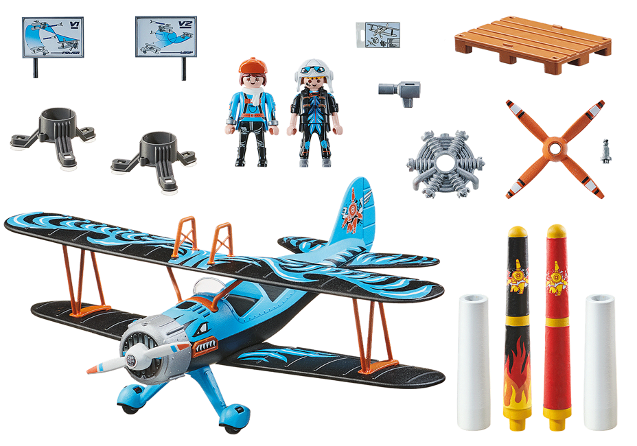 Playmobil - Air Stunt Show Phoenix Biplane (70831)