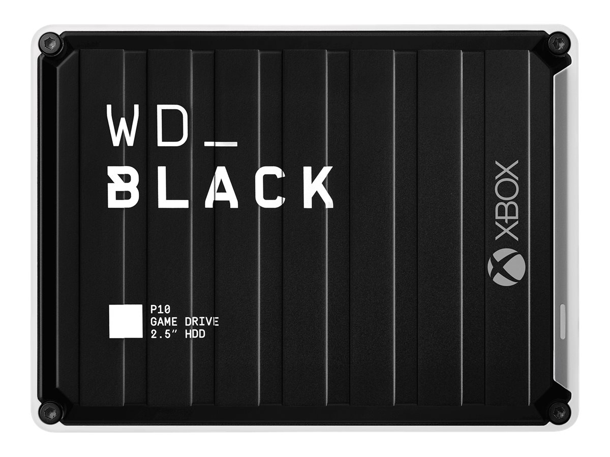 WD - P10 Black Game Drive for XBOX 2TB USB 3.2 2.5 Black/White