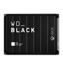 WD - P10 Black Game Drive for XBOX 4TB USB 3.2 2.5" Black/White