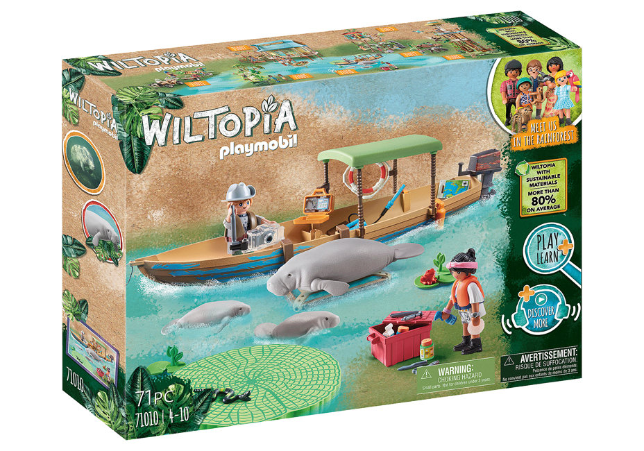 Playmobil - Wiltopia - Boat Trip to the Manatees (71010)