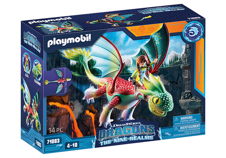 Playmobil - Dragons: The Nine Realms - Feathers & Alex (71083)
