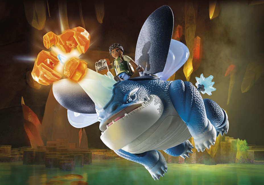 Playmobil - Dragons: The Nine Realms - Plowhorn & D'Angelo (71082)