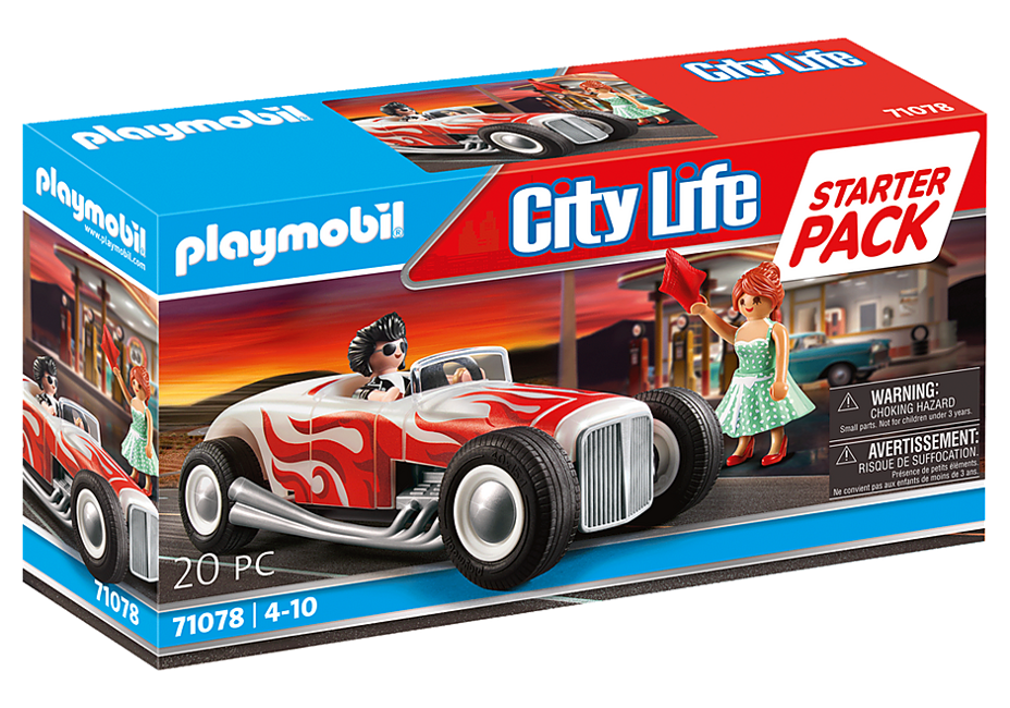 Playmobil - Starter Pack Hot Rod (71078)