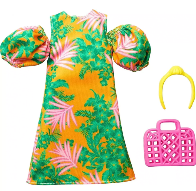 Barbie - Fashion and Accessories Complete Look - Tropical Dress (HBV32)
