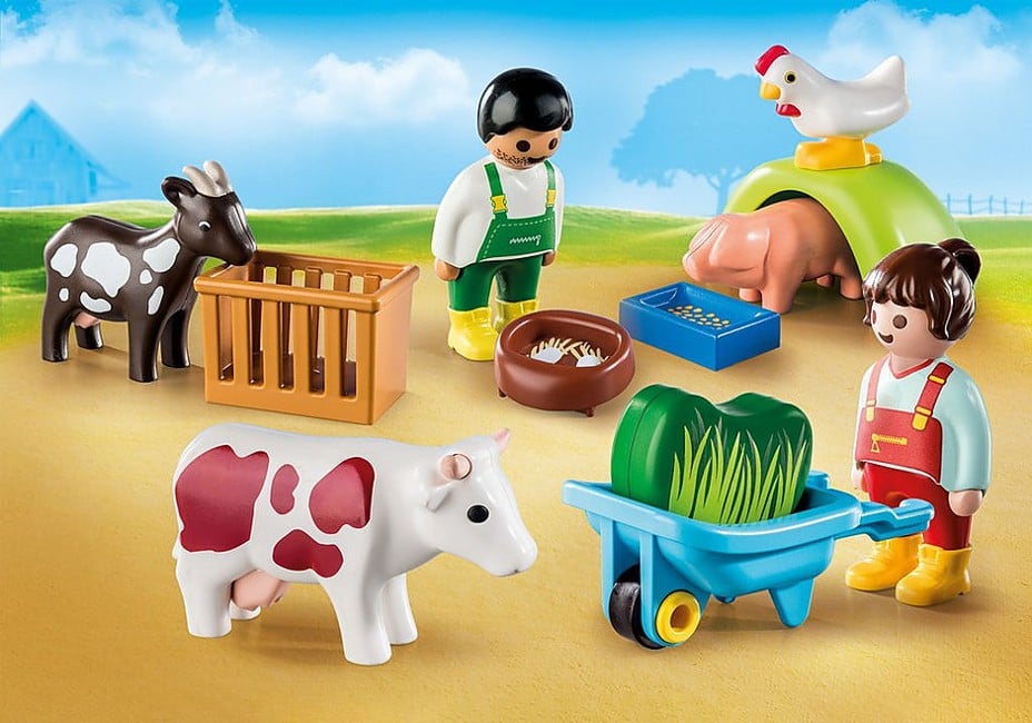 Playmobil 1.2.3 - Fun on the Farm (71158)