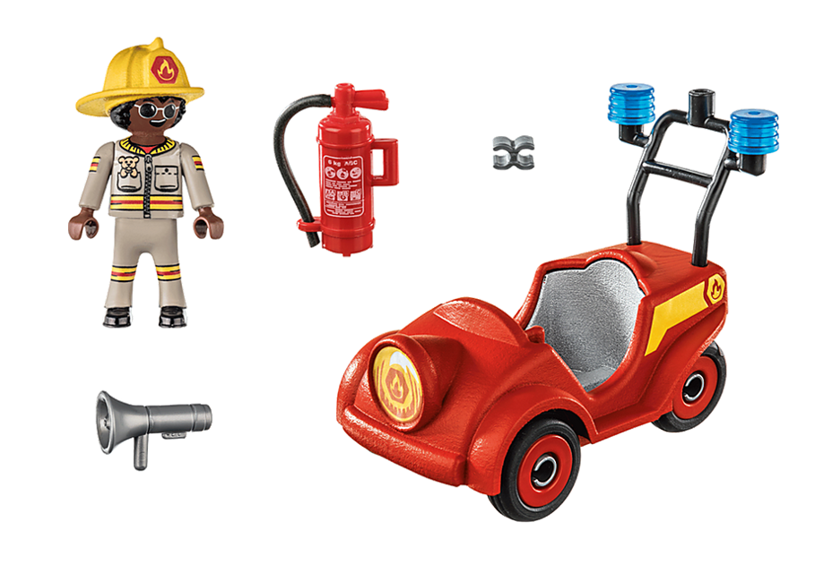 Playmobil - Duck On Call - Fire Rescue Mini-Car (70828)