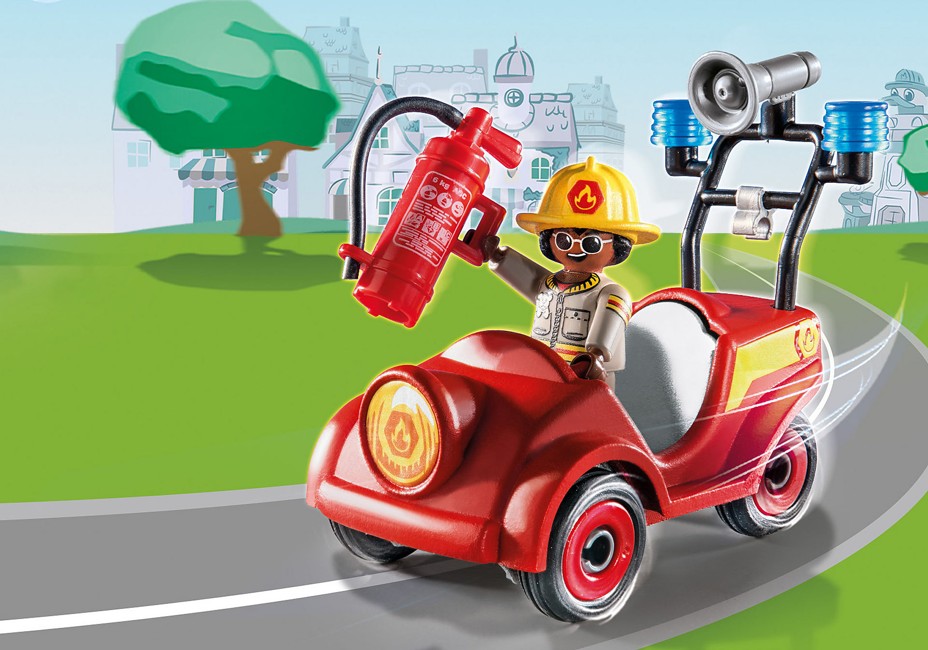 Playmobil - Duck On Call - Fire Rescue Mini-Car (70828)