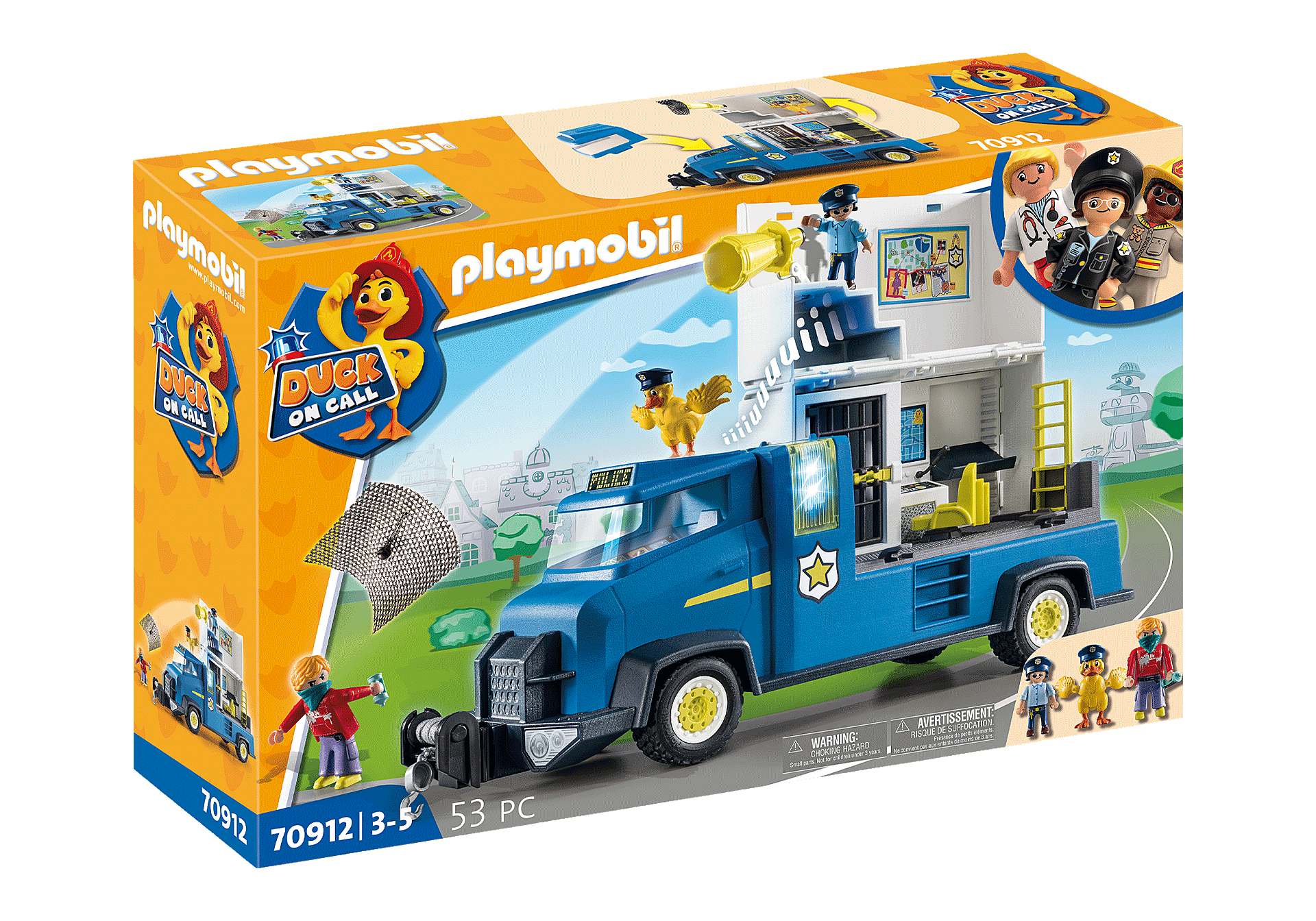 Playmobil - Duck On Call - Police Truck (70912)