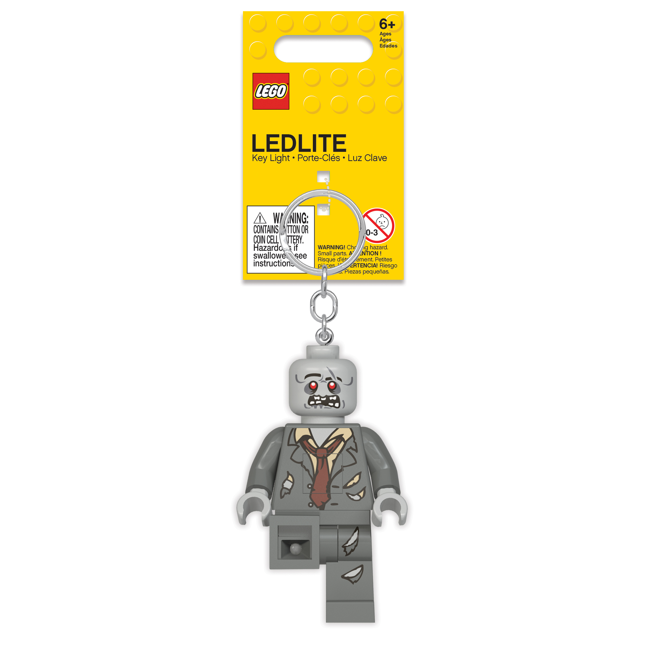 LEGO - Keychain w/LED - Zombie (4006036-LGL-KE135H)
