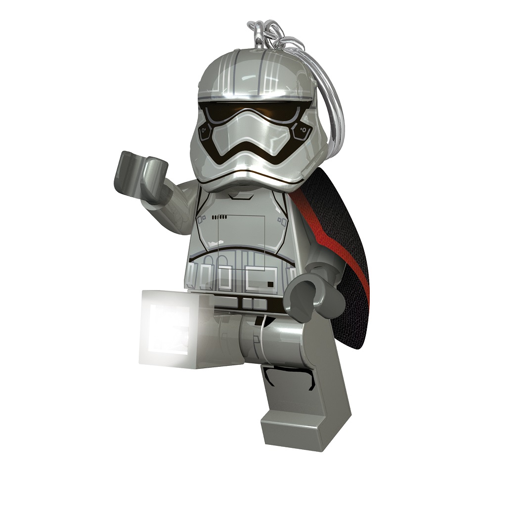 Lego Sleutelhanger Star Wars: Captain Phasma Met Licht 7 Cm Zilver