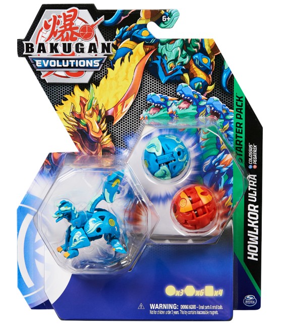 Bakugan - Starter Pack - Howklor Blue Ultra (6063601)