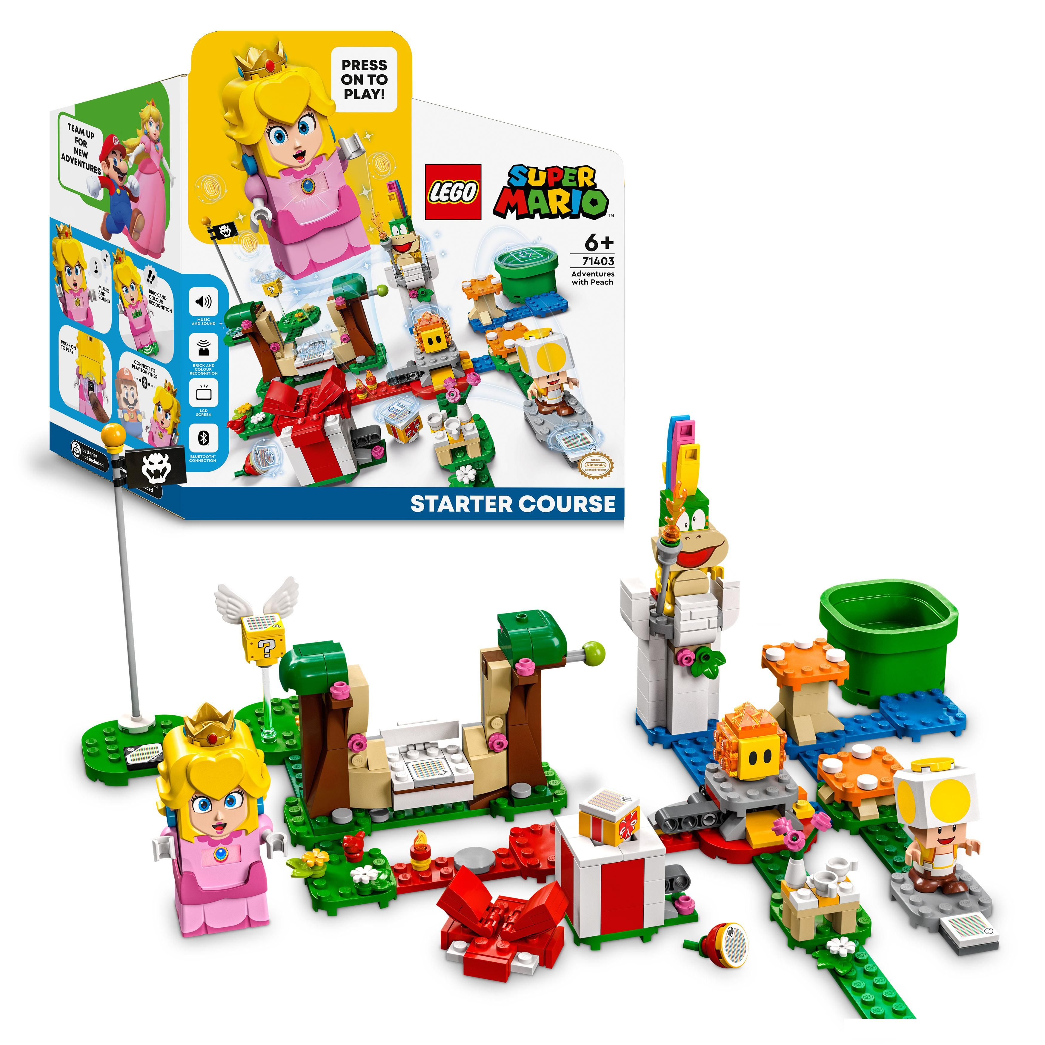 LEGO Super Mario - Startbanen På eventyr med Peach (71403) - Leker