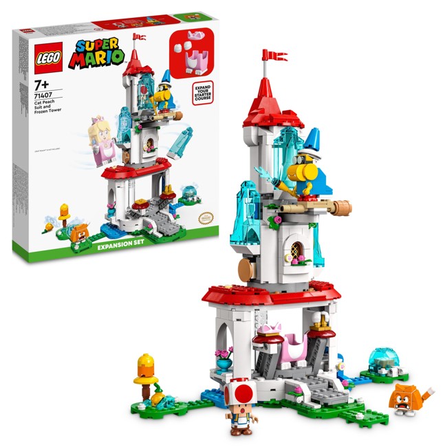 LEGO Super Mario - Peach-kattedragt og frosttårn – udvidelsessæt (71407)