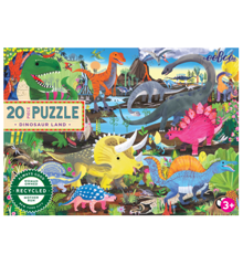 eeBoo - Puzzle 20 pcs - Land of Dinosaurs