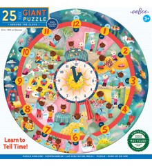 eeBoo - Giant Puzzle 25 pcs - Around the Clock