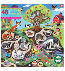 eeBoo - Giant Puzzle 48 pcs - Within the Country