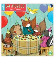 eeBoo - Animal Party 64 Pc Puzzle