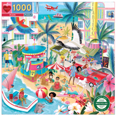 eeBoo - Puzzle 1000 pcs - Miami - (EPZTMIA)