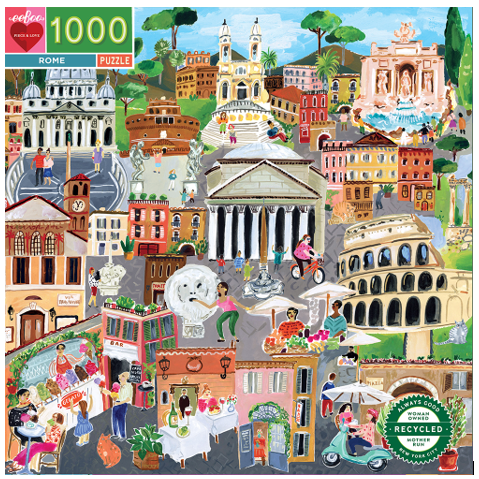 eeBoo - Puzzle 1000 pcs - Rome - (EPZTROM) - Leker