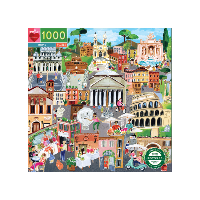 eeBoo - Puzzle 1000 pcs - Rome - (EPZTROM)