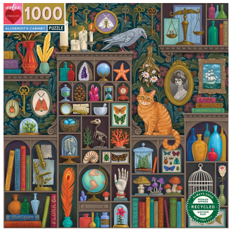 eeBoo - Puzzle 1000 pcs - Alchemist's Cabinet - (EPZTALC) - Leker