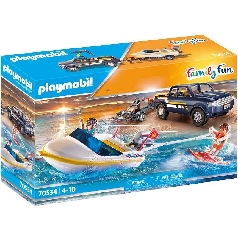 Playmobil - Pick-up with Speedboat (70534)