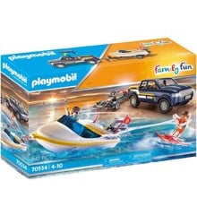 Playmobil - Pick-up with Speedboat (70534)