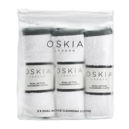 Oskia - 3 x Dual Active Cleansing Cloths - Skjønnhet