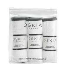 Oskia - 3 x Dual Active Cleansing Cloths