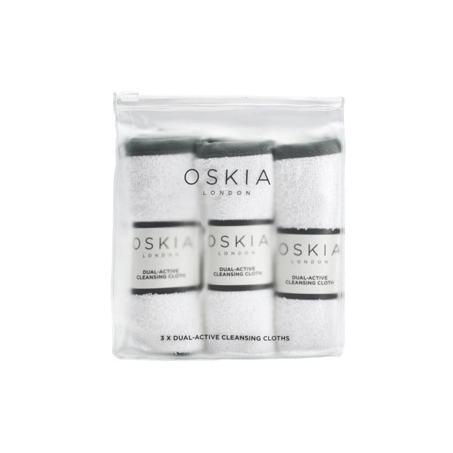 Oskia - 3 x Dual Active Cleansing Cloths