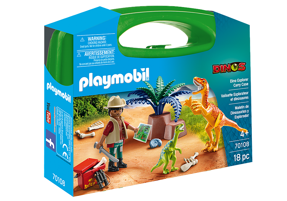 Playmobil - Dino Explore Carry Case (70108) - Leker