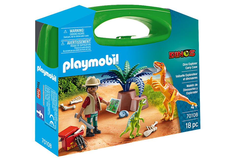 Playmobil - Dino Udforskning bæretaske (70108)
