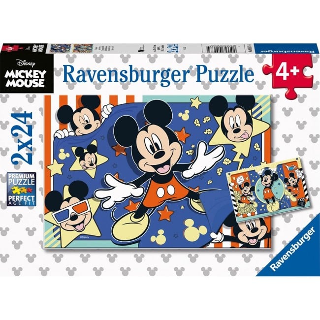 Ravensburger - Disney Mickey Mouse 2x24p (10105578)