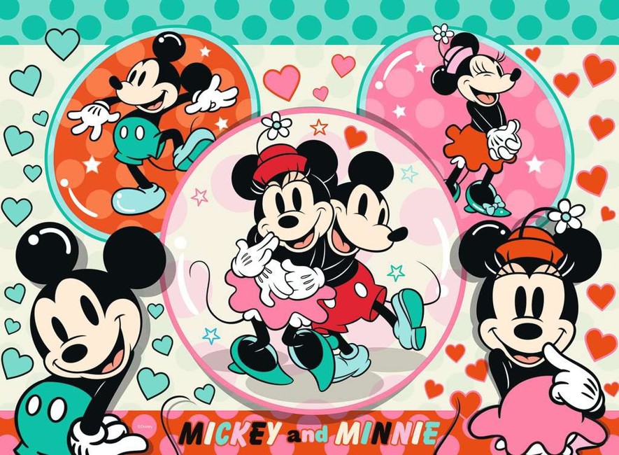Ravensburger - Disney Drømmeparret Mickey og Minnie 150p