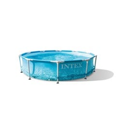 INTEX - Beachside Metal Frame Pool, 4.485L, 305x76cm (uden pumpe)