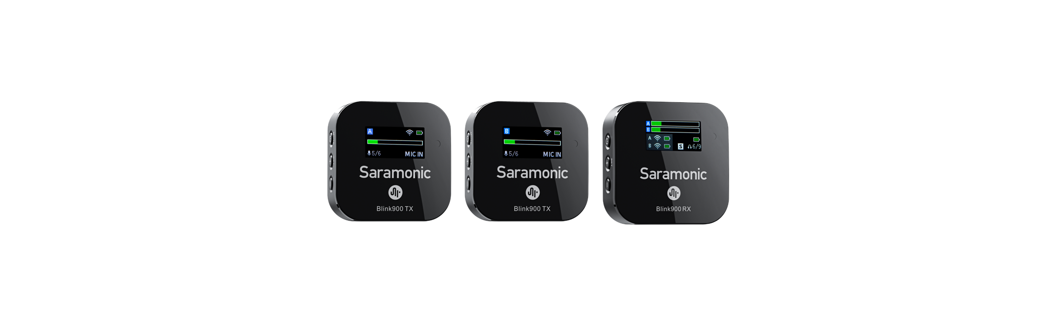 Saramonic - Blink900 B2 Advanced 2.4 GHz 2-Person Wireless Clip-On Microphone System(2TX+1RX)