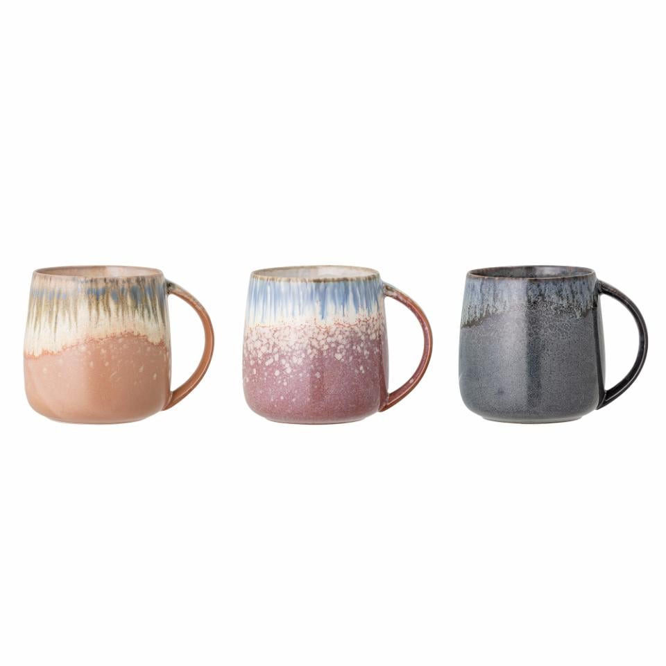 Creative Collection - Set of 3 - Cloe Stoneware Mugs (82049300) - Hjemme og kjøkken