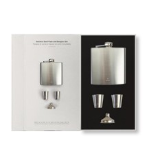 SOCIETY Paris - Stainless steel flask and shotglass set