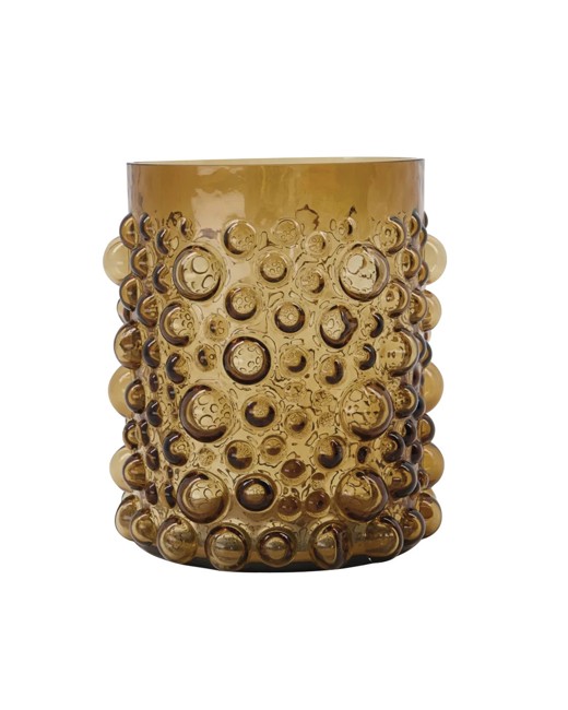 House Doctor - Foam Vase 19 cm - Amber