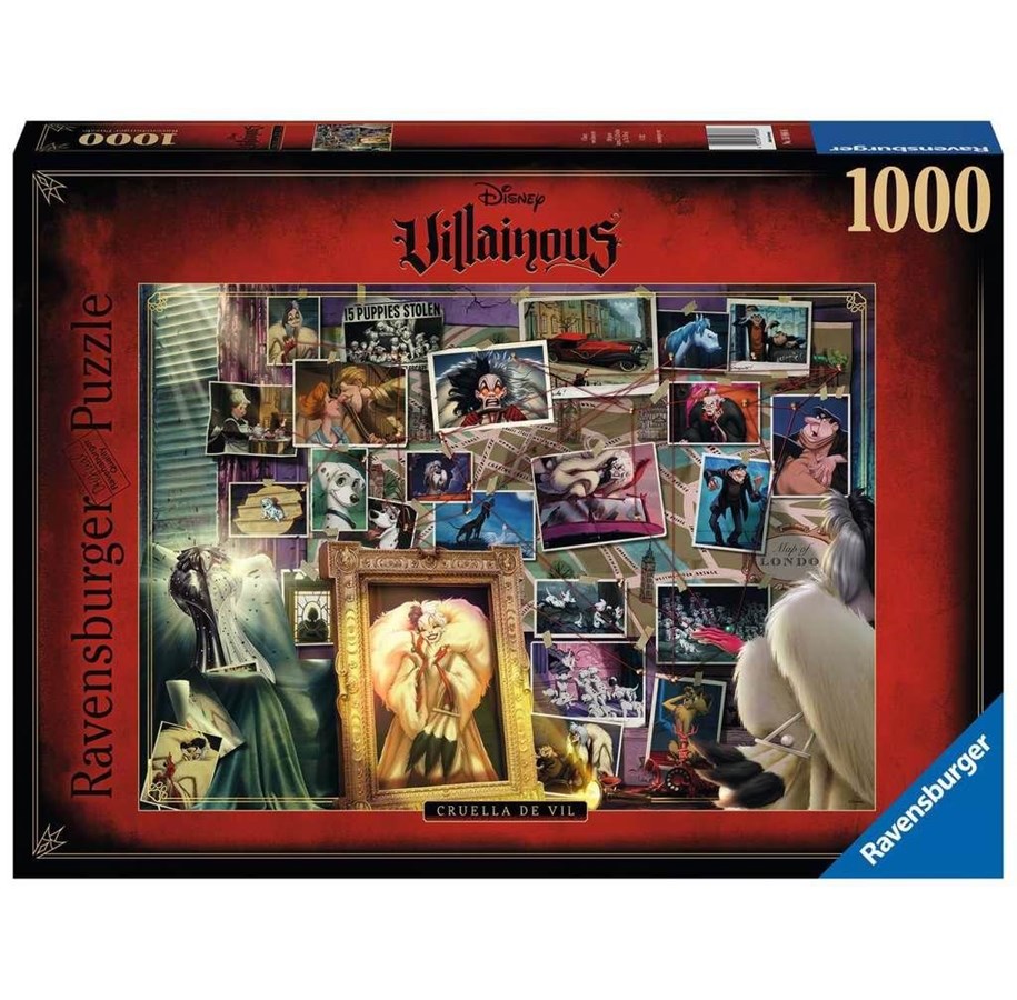 Ravensburger - Villainous :Cruella De Vil 1000p (10216886)