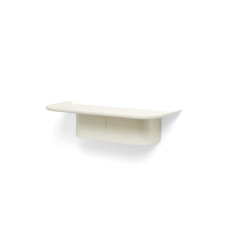 HAY - Korpus Hylla 4 Krokar 60x25x14 cm (Cremefärgad)