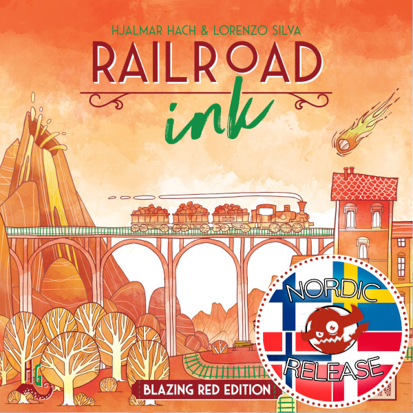 Railroad Ink - Blazing Red (nordisk version)