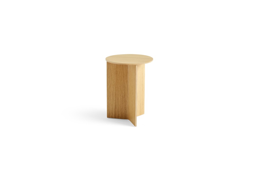 HAY - Slit Table Wood - High Oak