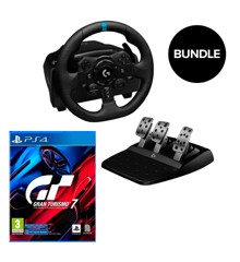Logitech - G923 Racing Wheel + Gran Turismo 7 - PS4 Bundle
