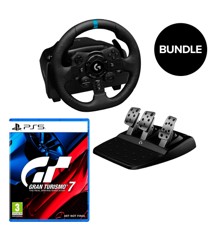 Logitech - G923 Racing Wheel + Gran Turismo 7 - PS5 Bundle