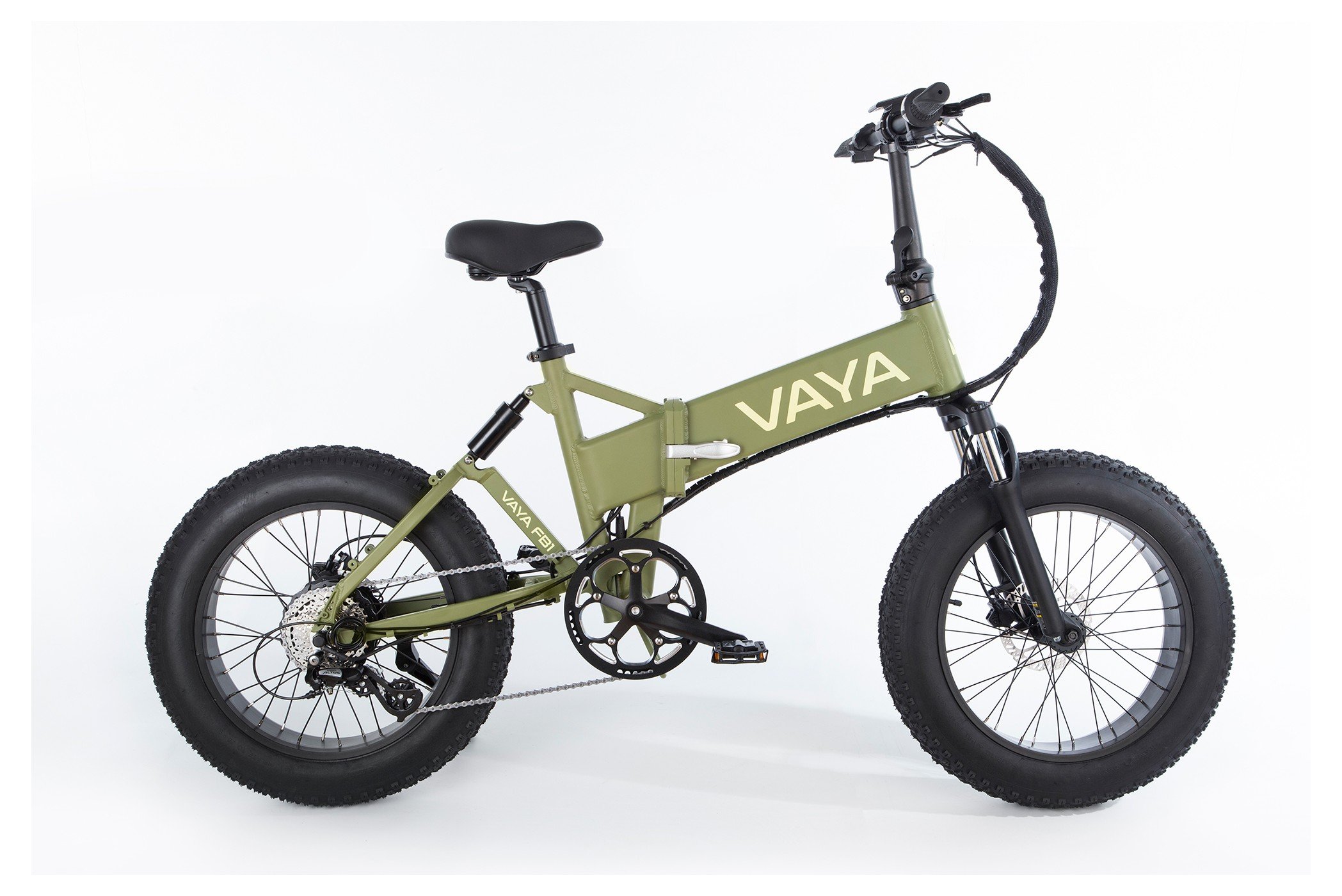 Hjelm tilbagemeldinger nogle få Køb Vaya - Fatbike FB-1 E-Bike - Electric Bike - Army Green (1647AR) (Army  Green)