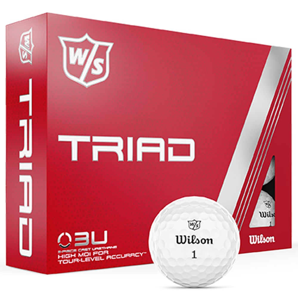 Wilson - Triad Golf Ball - 12 pcs - Sportog Outdoor